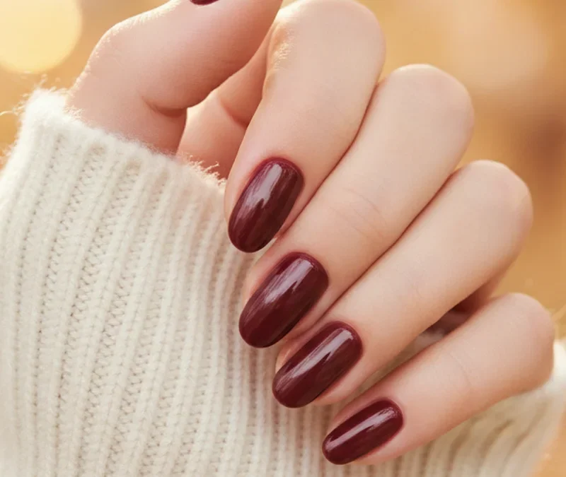 Bordeaux Nägel 2026: 10 Elegante Cherry Mocha & Weinrot Designs zum Verlieben