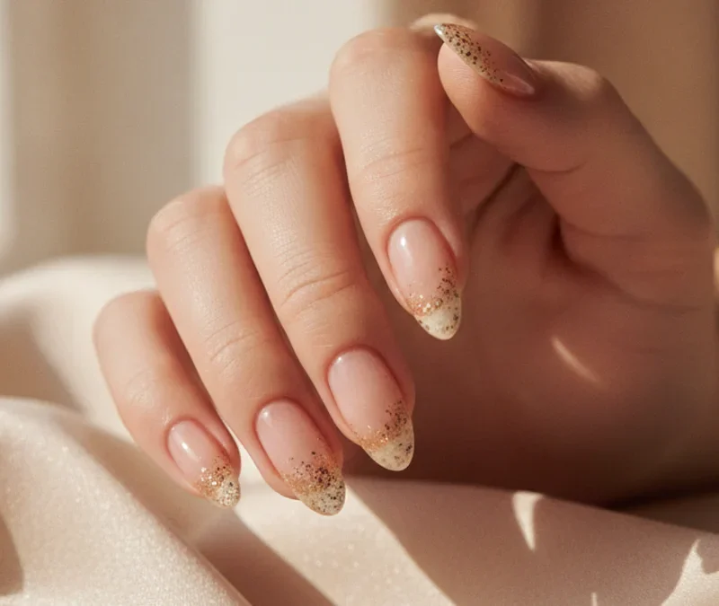 French Nägel mit Glitzer 2026: 10 Elegante & Moderne Designs zum Verlieben
