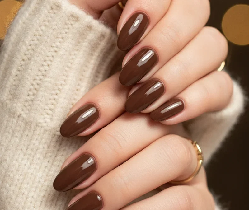 Herbstnägel Braun 2026: 10 Elegante Chocolate & Mokka Nail-Designs zum Nachmachen