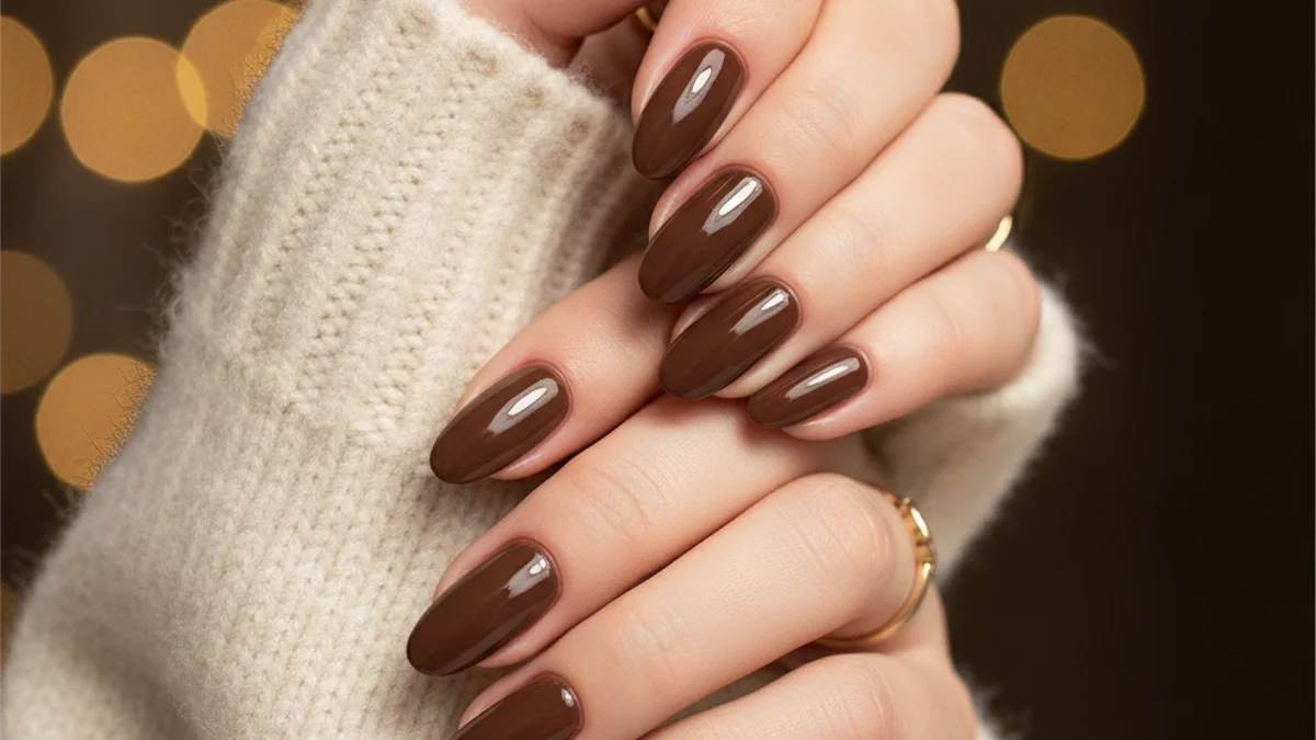 Herbstnägel Braun 2026: 10 Elegante Chocolate & Mokka Nail-Designs