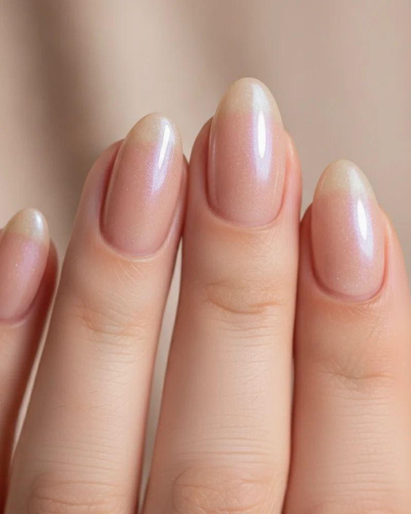 Minimalistische Glazed Chrome Tips