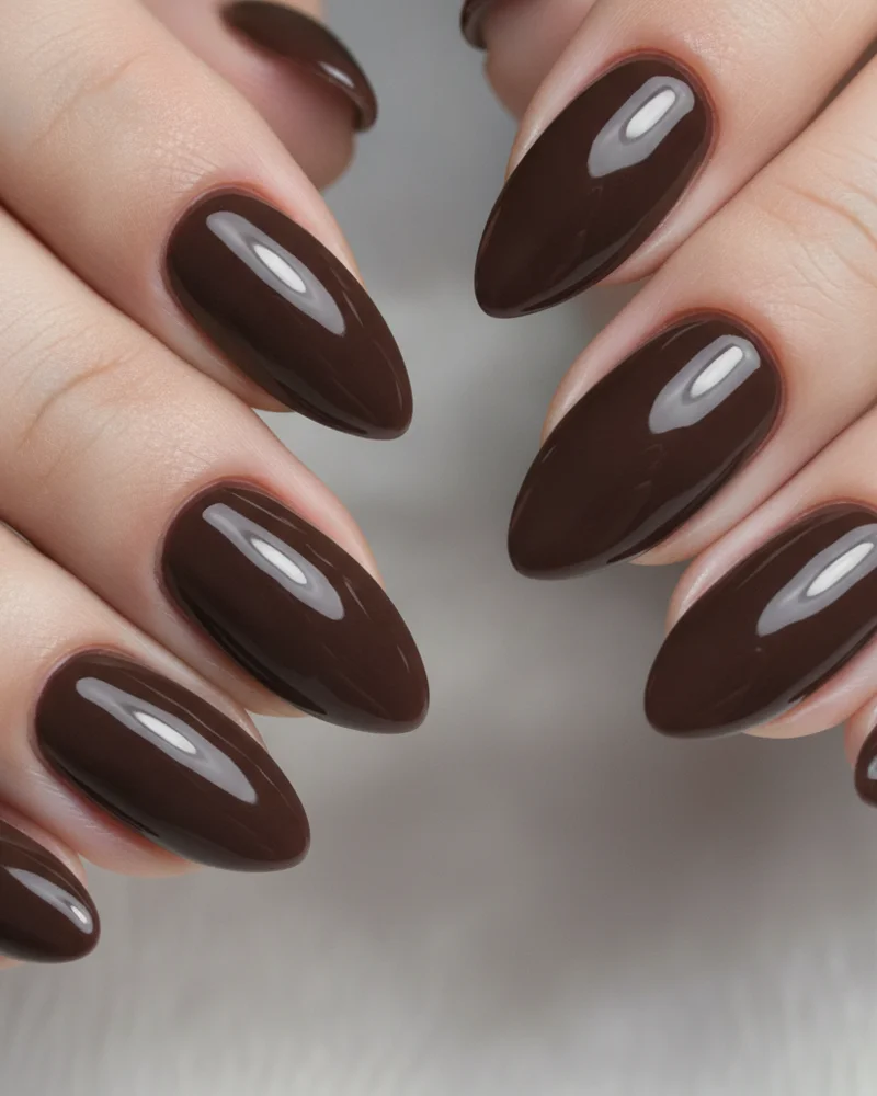 Deep Truffle & Glossy Top Coat