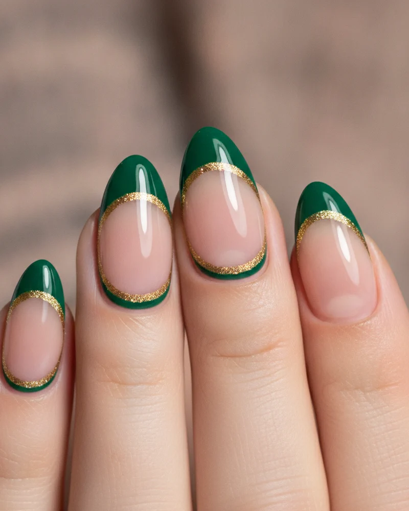 Emerald Sparkle Double French