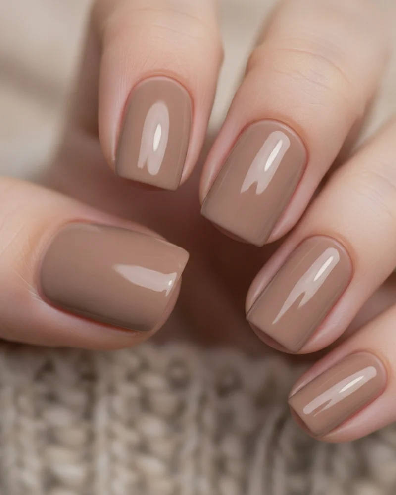 Modernes Warm Taupe Monochrom