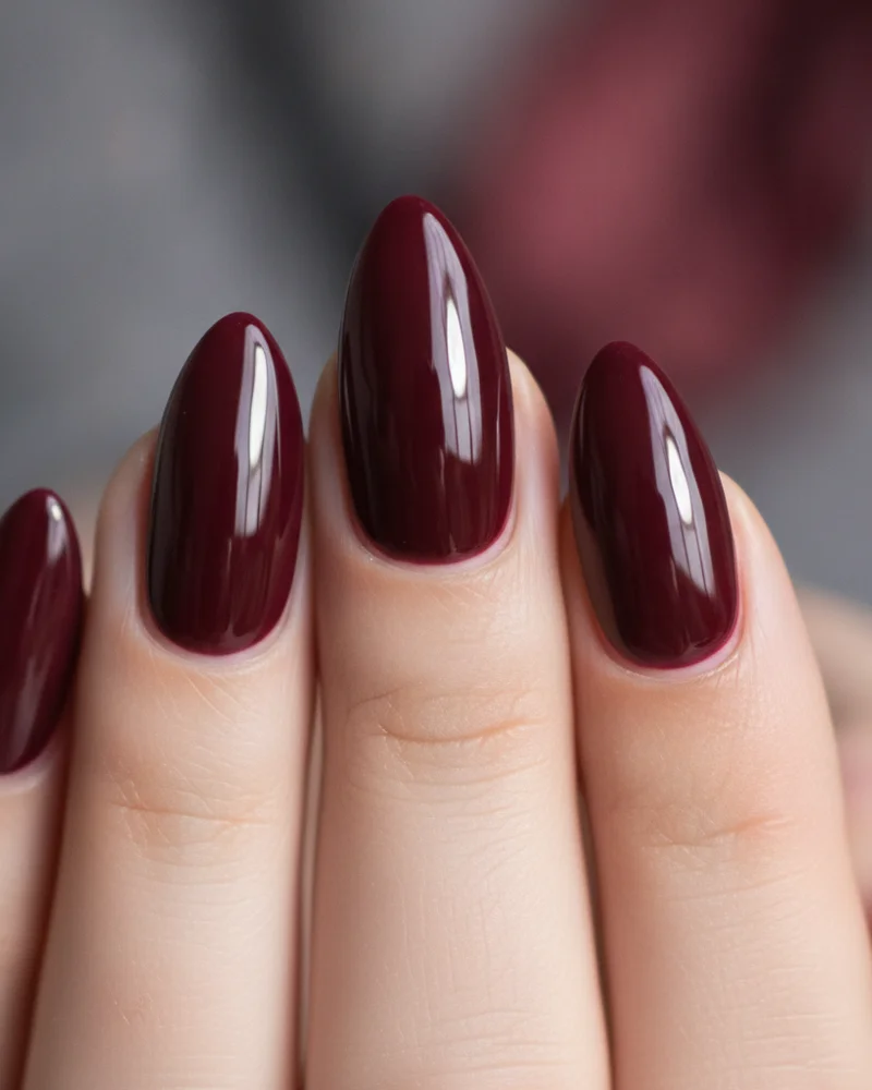 Royal Merlot Glass Gel Finish